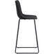 Cal 43.5 inch Antique Black Barstool, Set Of 2
